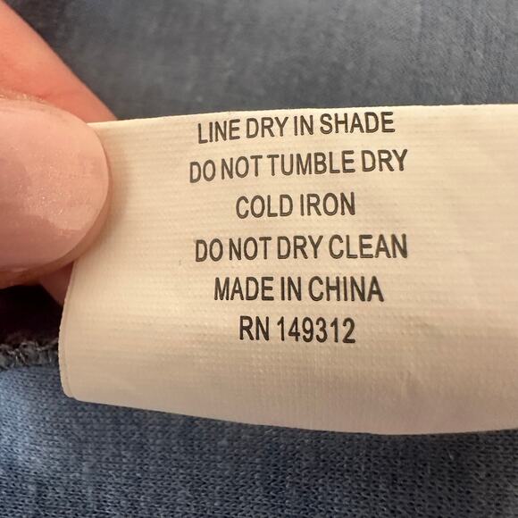 Hello Molly "From Zero" Midi Dress in Ocean Blue XL EUC - Picture 9 of 9